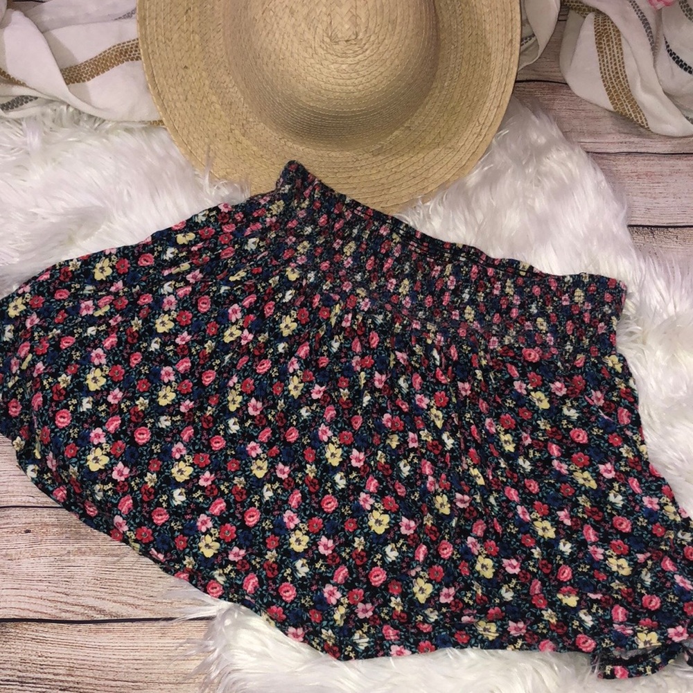 F21 Floral Skirt SZ L